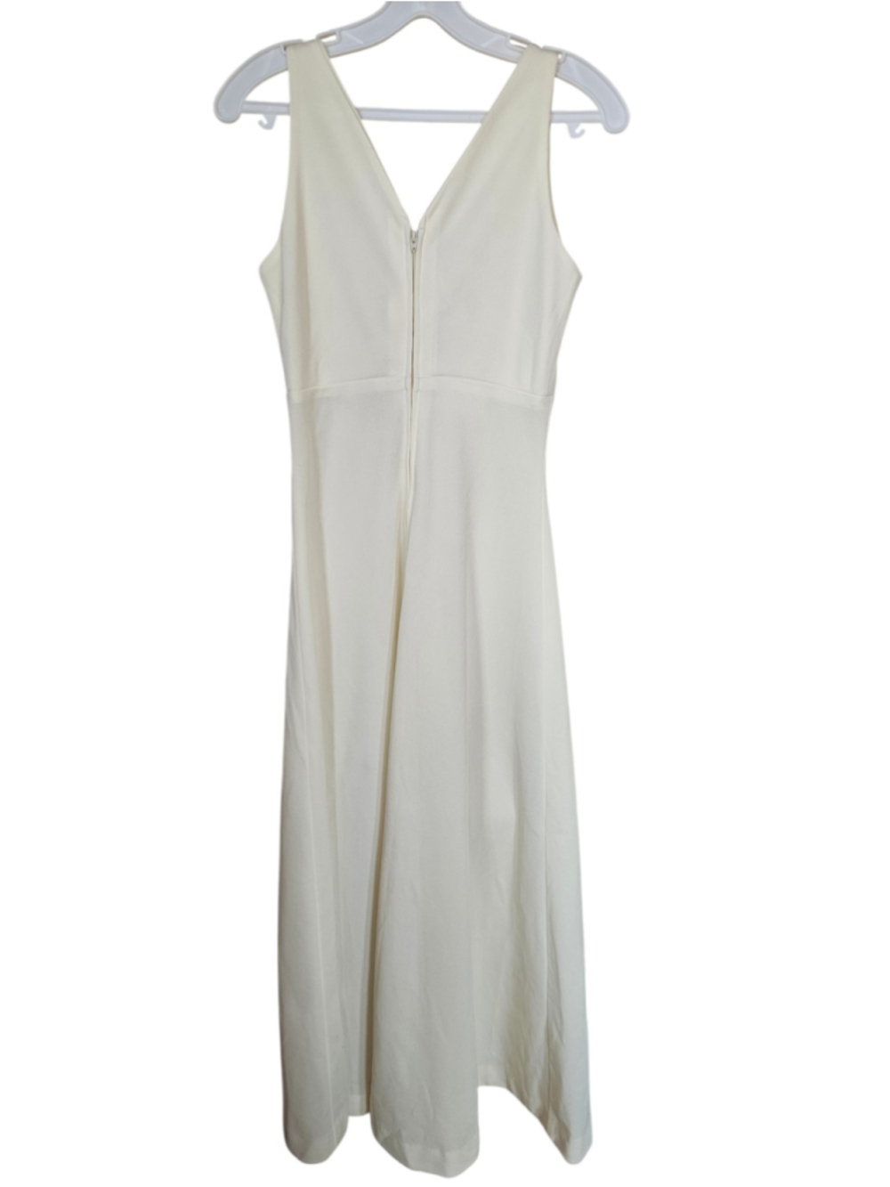 Tony Todd Maxi Dress Ivory Cream V-Neck Vintage 70s Minimalist Boho XS, 0 EUC - Picture 2 of 6
